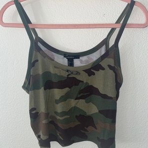 Forever 21 Camo Tank Top